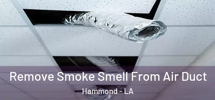  Remove Smoke Smell From Air Duct Hammond - LA